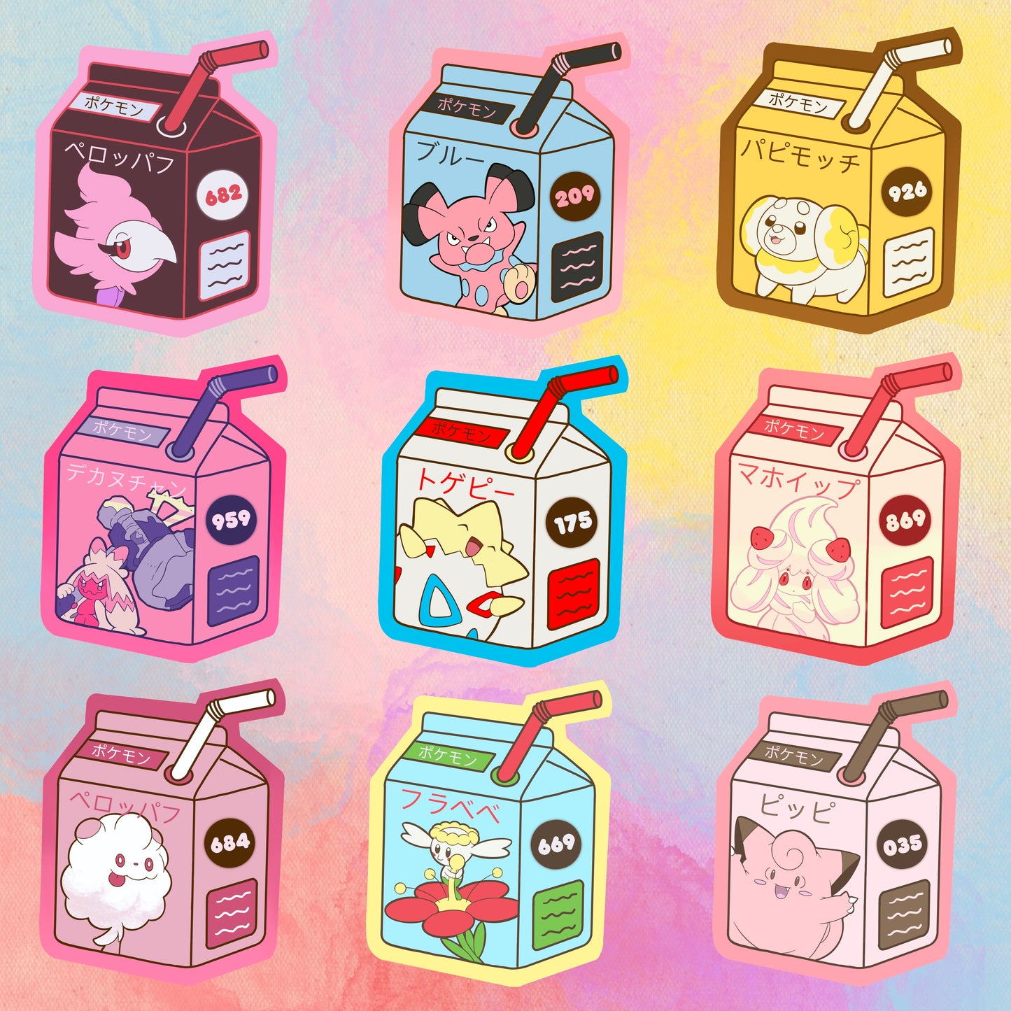 Fairy Type Juicebox Pack (Pack of 9)