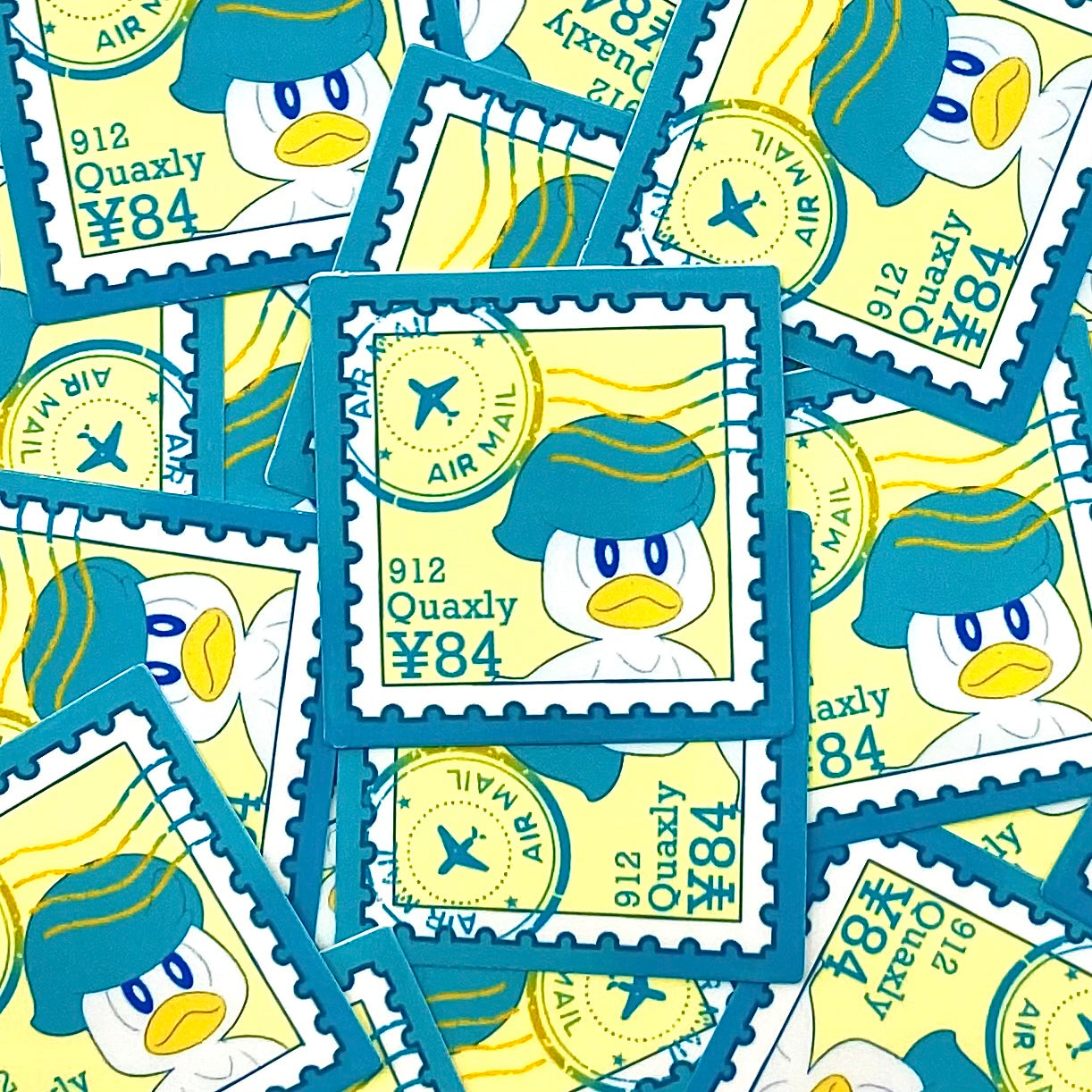 Water Type Stamps (Mockups) vinyl sticker (Pack of 9)