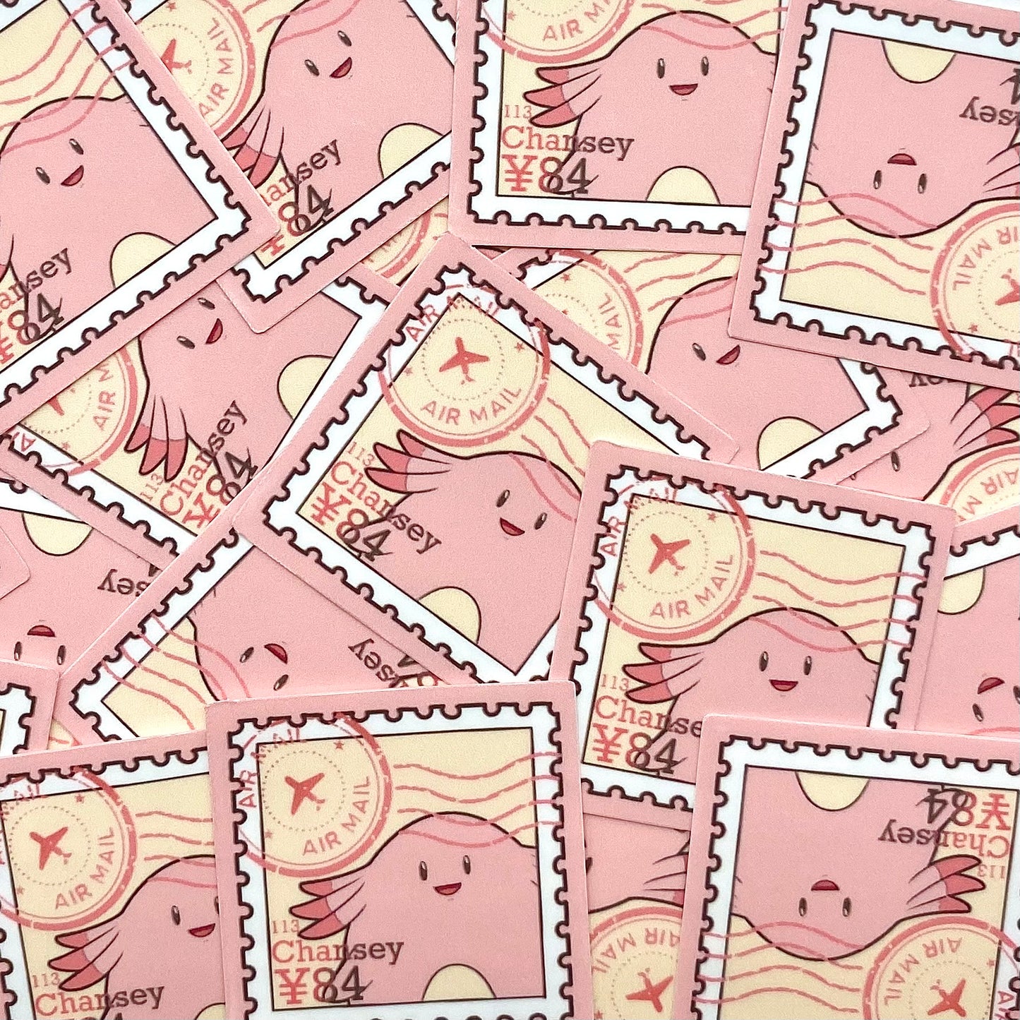 Normal Type Stamps (Mockups) vinyl sticker (Pack of 9)