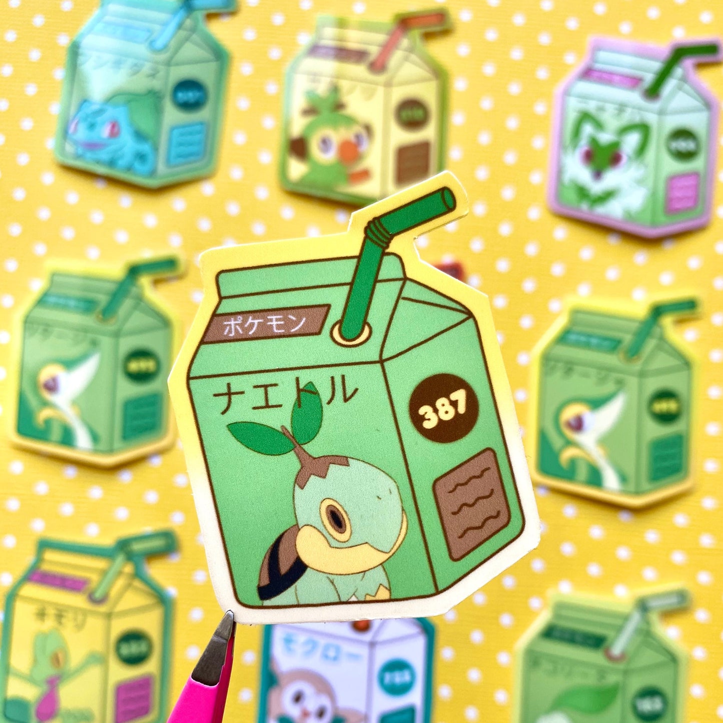 Grass Type Starters Juicebox Pack (Pack of 9)