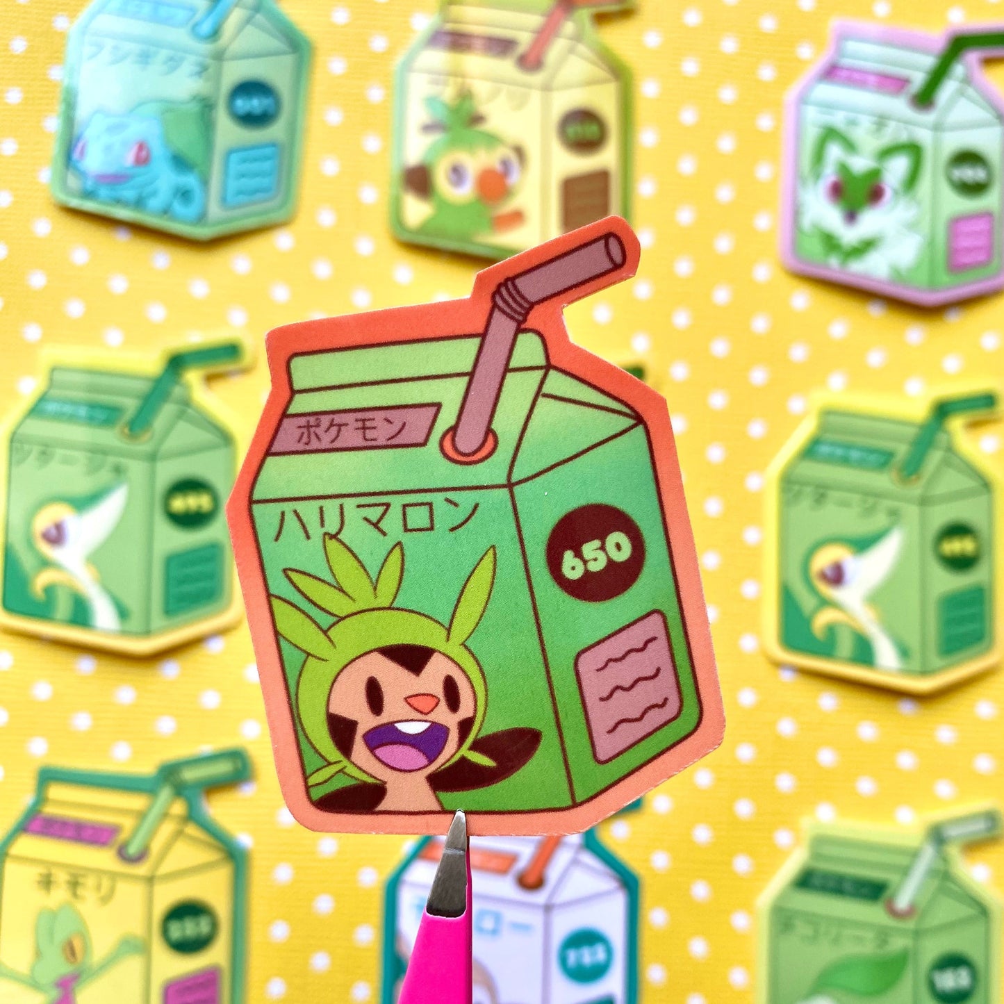 Grass Type Starters Juicebox Pack (Pack of 9)