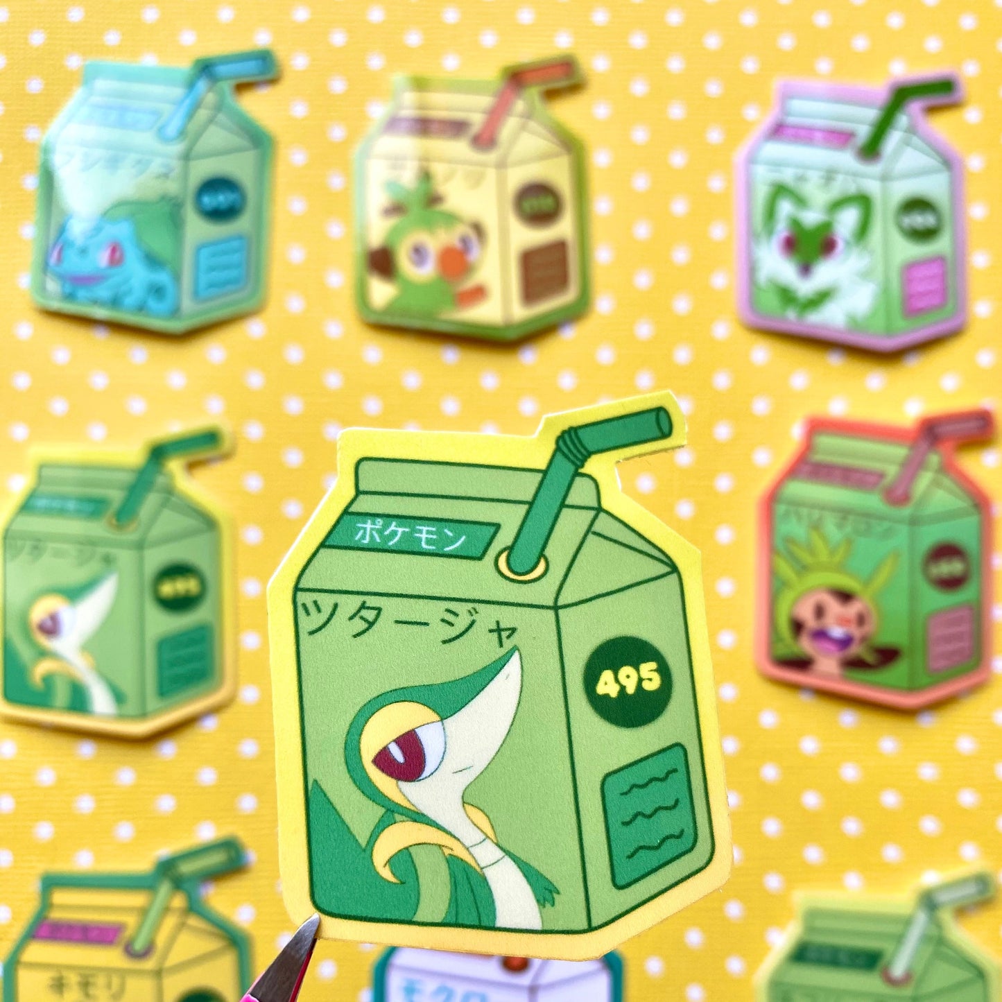 Grass Type Starters Juicebox Pack (Pack of 9)
