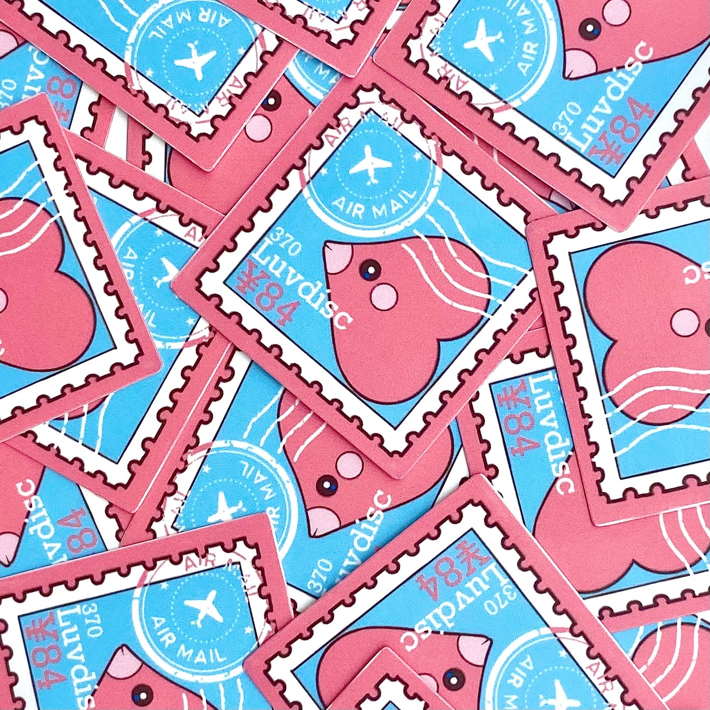 Water Type Vol.2 Stamps (Mockups) vinyl sticker (Pack of 9)