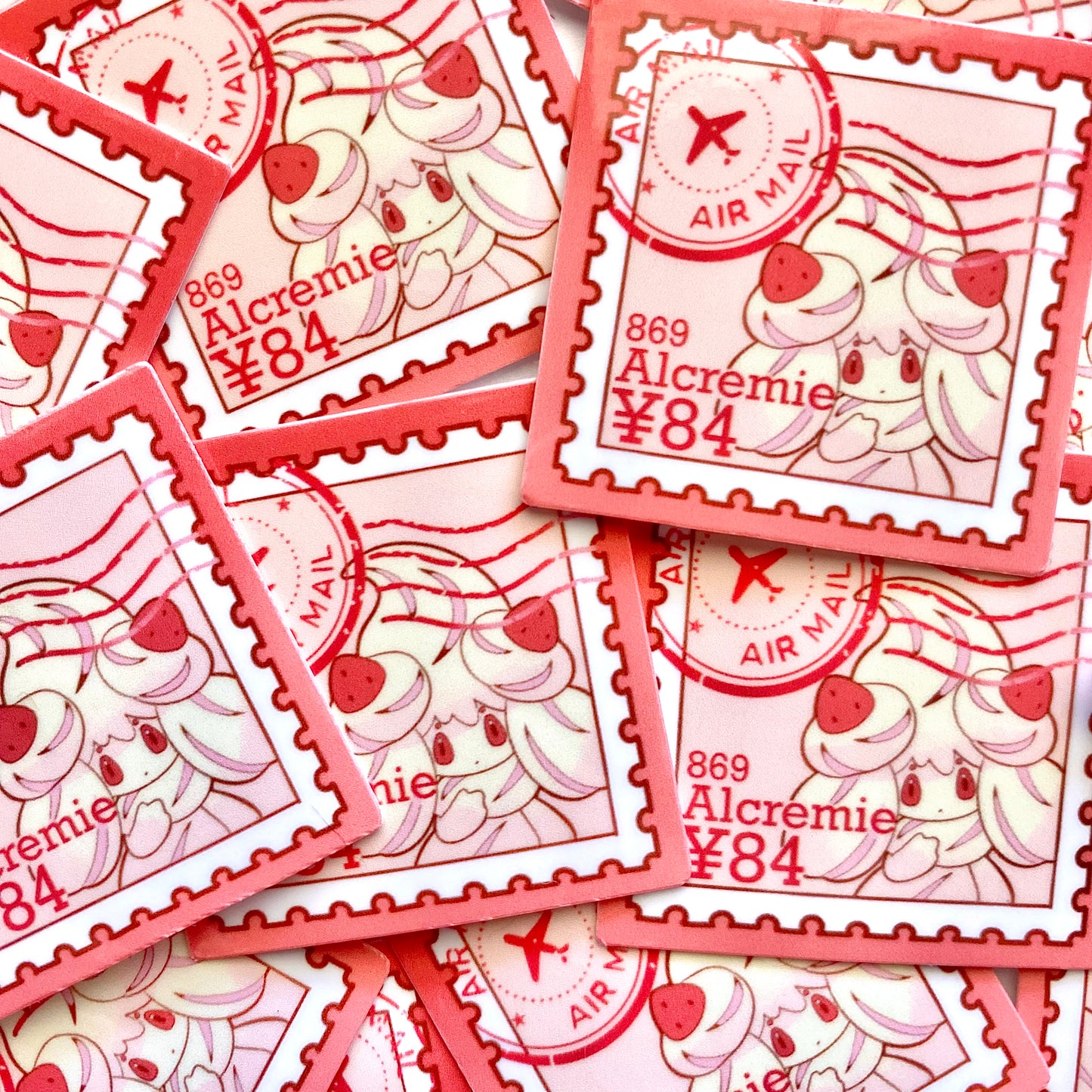 Fairy Type Stamps (Mockups) vinyl sticker (Pack of 9)
