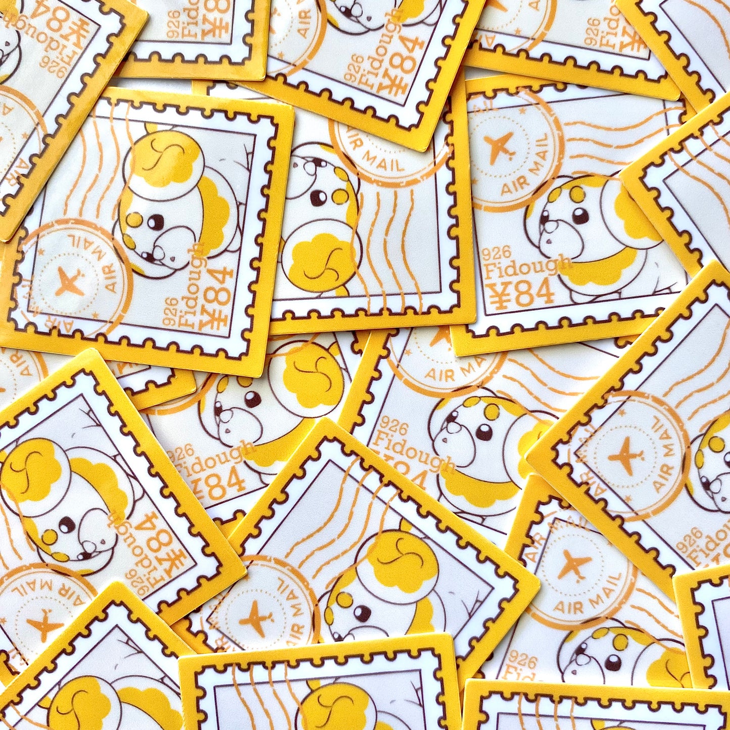 Fairy Type Stamps (Mockups) vinyl sticker (Pack of 9)