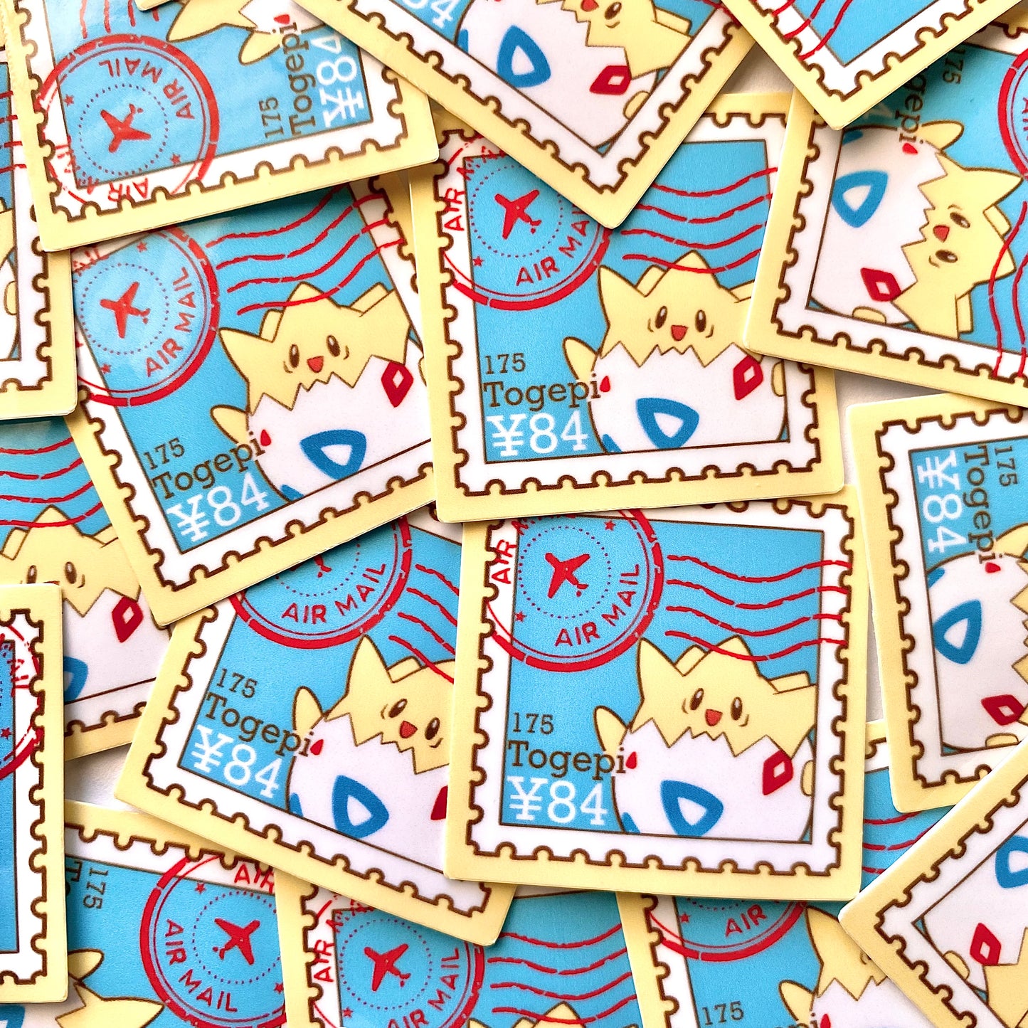 Fairy Type Stamps (Mockups) vinyl sticker (Pack of 9)