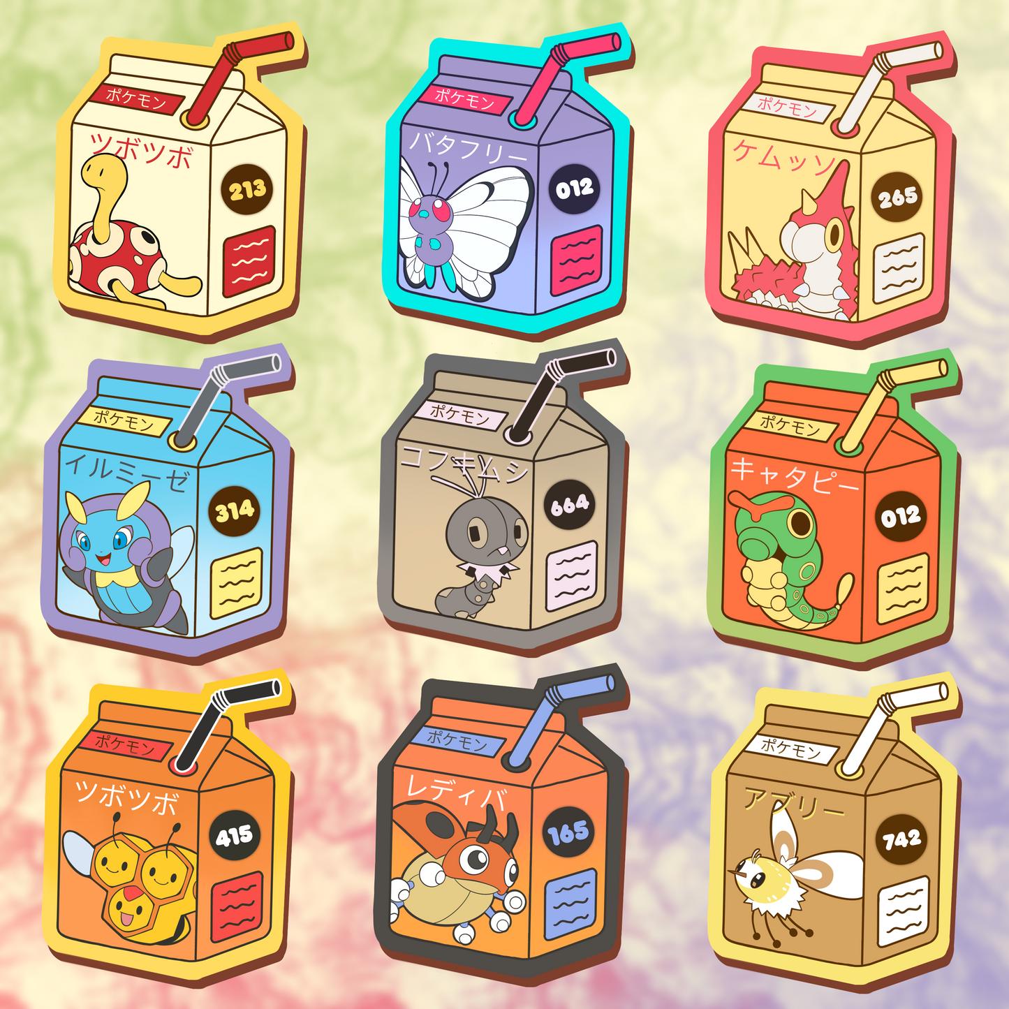 Bug Type Starters Juicebox Pack (Pack of 9)