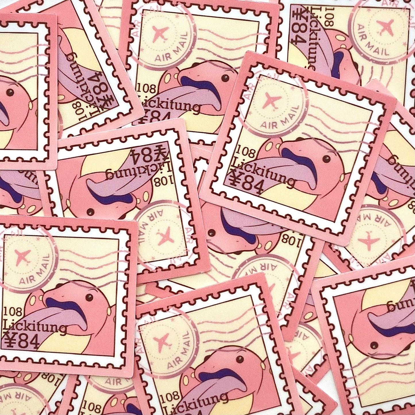 Normal Type Stamps (Mockups) vinyl sticker (Pack of 9)