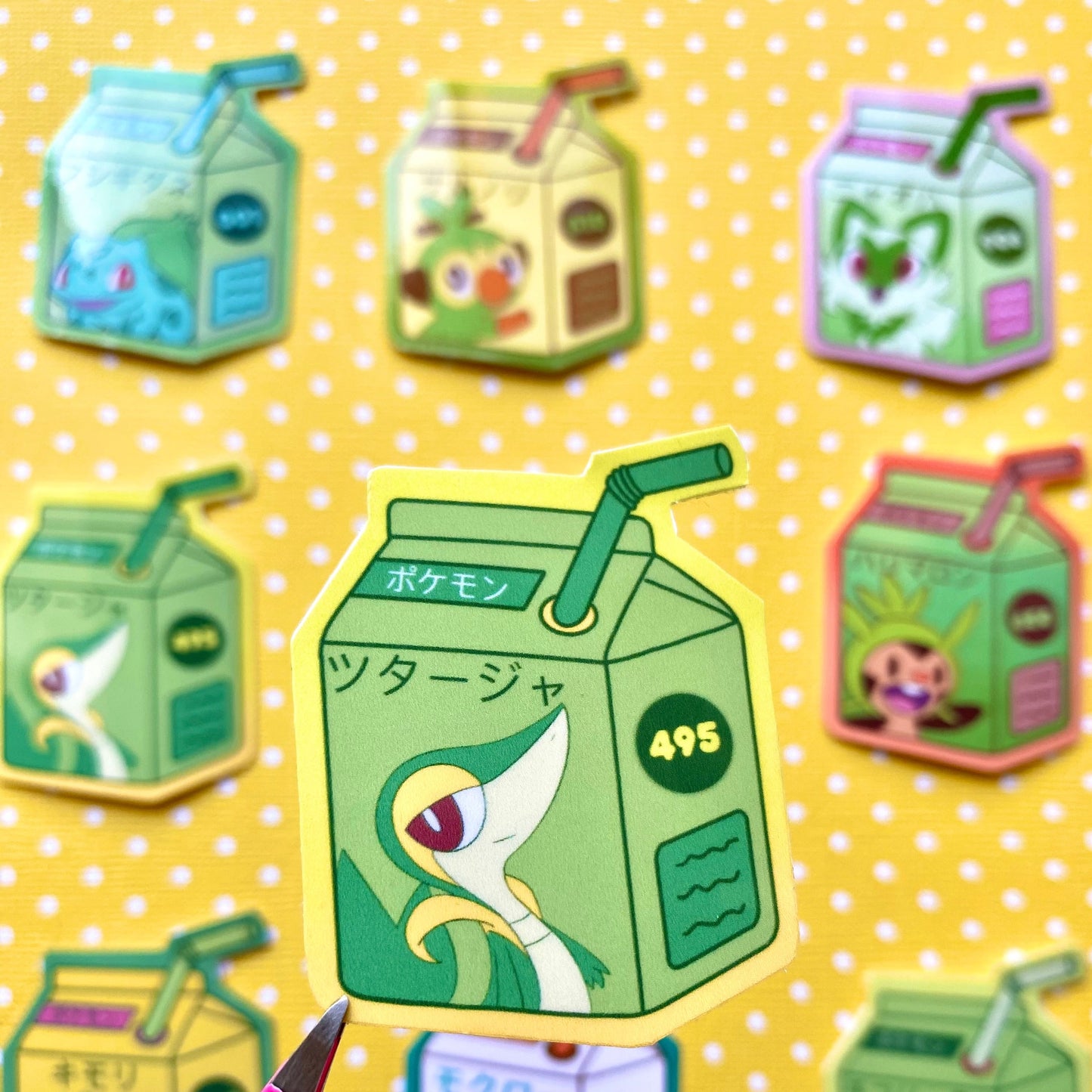 Grass Type Starters Juicebox Pack (set of 9)